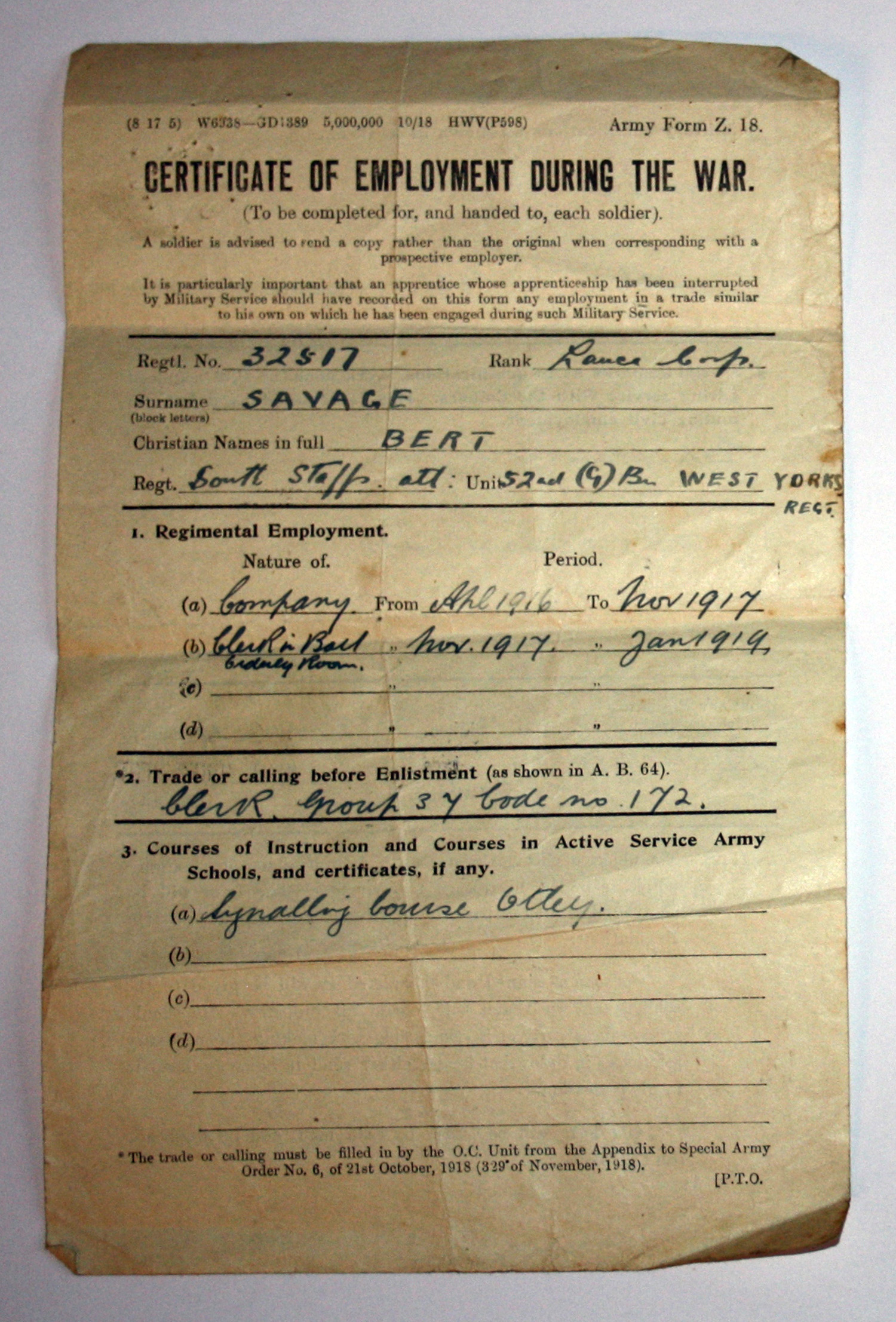 bert savage - certificate of employment during wartime.jpg